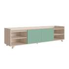 Rack Aurora Nature E Verde 180 Cm