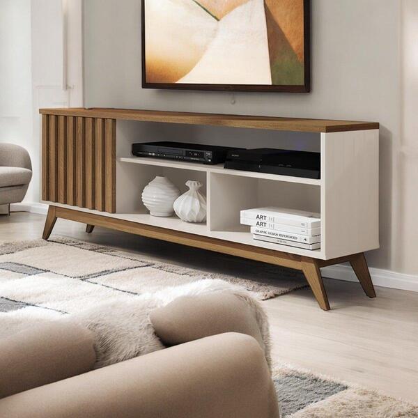 Rack Aurora Ripado Off White E Freijó