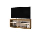 Rack Balcão Arizona Para Tv Sala De Estar 4 Nichos Madeira Md