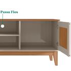 Rack Bancada 135 Cm Para Tv 40 Pol 011075 Off White Cedro Dca