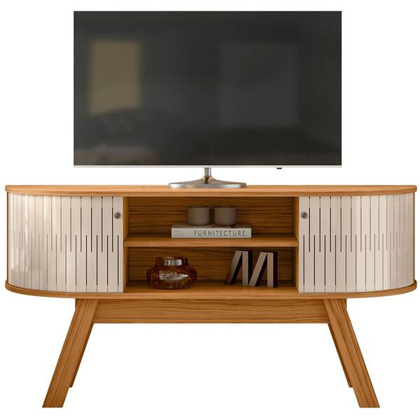 Rack Bancada 136 Cm Tv 55 Pol 5091 Mdt