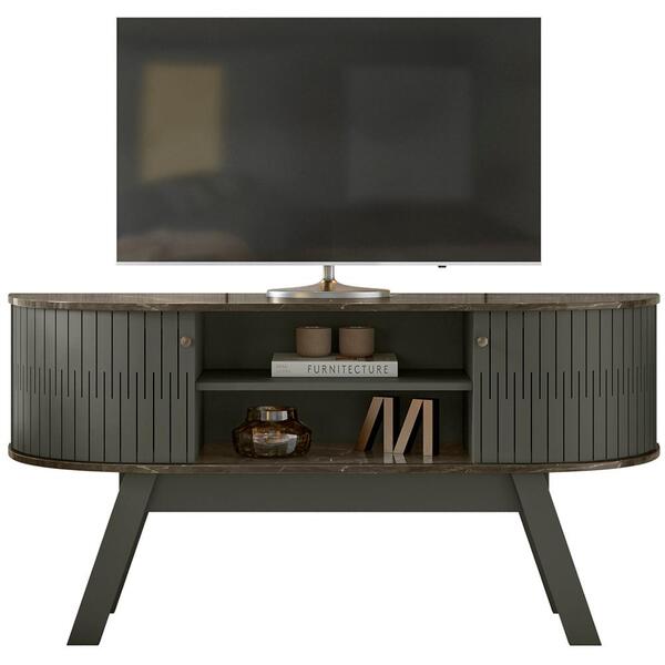 Rack Bancada 136 Cm Tv 55 Pol 5091 Mdt