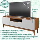 Rack Bancada 180 Cm 2 Portas 1 Gaveta 011065 Cedro Branco Dca