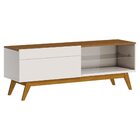 Rack Bancada 1 Gaveta 146cm Amy Off White/freijó G29 - Gran B