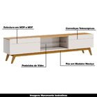 Rack Bancada 2 Gavetas 180cm Amy Off White/nature G29 - Gran