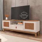 Rack Bancada 2 Portas 1 Gaveta 160 CM 011076 Off White Cedro