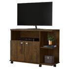 Rack Bancada 2 Portas Com Rodízios Lisboa Canela - Lukaliam M