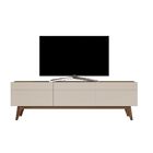 Rack Bancada 3 Gavetas 180cm Amy Off White/freijó G29 - Gran