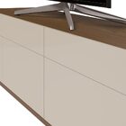 Rack Bancada 3 Gavetas 218cm Amy Off White/freijó G29 - Gran