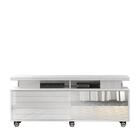 Rack Bancada Abu Dabi 2 Portas Deslizantes Com Espelho Para T