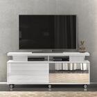 Rack Bancada Abu Dabi 2 Portas Deslizantes Com Espelho Para T