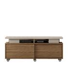 Rack Bancada Abu Dabi 2 Portas Deslizantes Para Tv De Até 60”