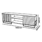 Rack Bancada Arcade Metal 1.8 Para Tv Até 75” - Pr Móveis