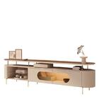 Rack Bancada Ária Com Painel Suspenso Nobre Castanho Off Whit