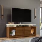 Rack Bancada Arthur 150cm Tv 65" Freijó Off White Bnn Decor