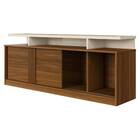 Rack Bancada Arthur 150cm Tv 65" Freijó Off White Bnn Decor