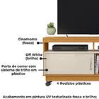 Rack Bancada Artur Para Tv Até 50” - Madetec
