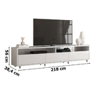 Rack Bancada Aspen 2.2 Branco – Móveisaqui