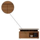 Rack Bancada Audi Com Rodízios Tv 55 1 Porta Amarula Carvalho