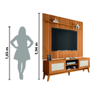 Rack Bancada Cairo Com Painel Para Tv Até 75 Polegadas 1,79m