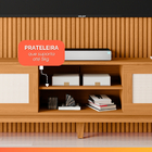 Rack Bancada Cairo Com Painel Para Tv Até 75 Polegadas 1,80m