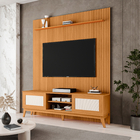 Rack Bancada Cairo Com Painel Para Tv Até 75 Polegadas 1,80m