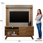 Rack Bancada Cambury E Painel Extensivo Para Tv 55 Pol. Cancu