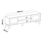 Rack Bancada Charlotte 2 Portas Para Tv Até 75” - Artely Móve