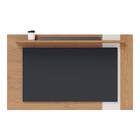 Rack Bancada Clara E Painel Extensivo Salvador Mix Freijó Off