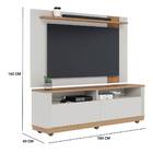 Rack Bancada Clara E Painel Extensivo Salvador Off White Matt