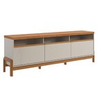 Rack Bancada Com Painel 1 Porta 2 Gavetas Para Tv De Até 75'