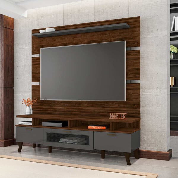 Tv Rack Arcade Rack Bancada Com Painel Arcade 1.6 Para Tv Até 55 Speciale Home | Leroy ...