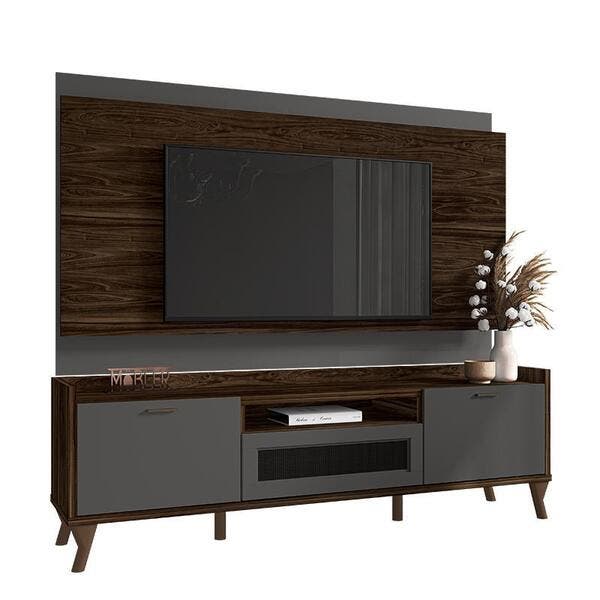Tv Rack Arcade Rack Bancada Com Painel Arcade 1.8 Para Tv Até 60” - Pr Móveis | Leroy ...