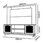 Rack Bancada Com Painel Arcade Usinado 1.8 Para Tv Até 75” -