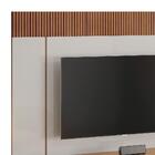 Rack Bancada Com Painel Malibu Para Tv Até 75” - Lukaliam Móv