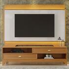 Rack Bancada Com Painel Michigan Para Tv Até 70” - Lukaliam M