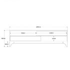 Rack Bancada Com Painel Michigan Para Tv Até 70” - Lukaliam M