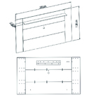 Rack Bancada Com Painel Para Tv Até 55 Polegadas 1,50m Ripado