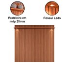 Rack Bancada Com Painel Para Tv De Até 70' Com Led Luari Jequ