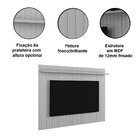 Rack Bancada Com Painel Para Tv De Até 70' Em Mdf Euro Off Wh