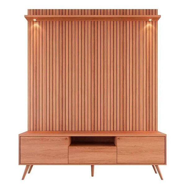 Rack Bancada Com Painel Para Tv De Até 70' Rivire 1 Porta Jeq