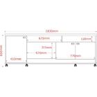 Rack Bancada Dallas Off White Amêndoa