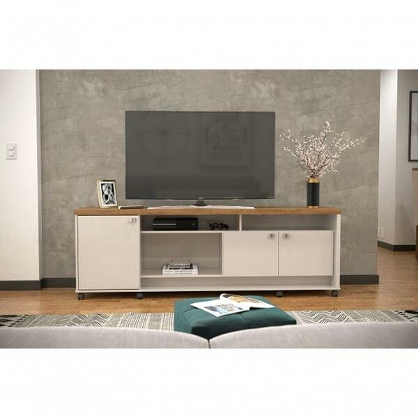 Rack Bancada Dallas - Off White/amêndoa - Lukaliam