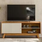 Rack Bancada De Tv 65 Polegadas Arum L06 Nature/off White - M
