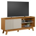 Rack Bancada De Tv 65 Polegadas Arum L06 Nature/off White - M