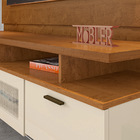 Rack Bancada Decorativo 160cm Mônaco Nature/off White G44 - G