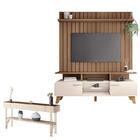 Rack Bancada Essenza E Painel Link 1.6 Com Aparador Vivant Of