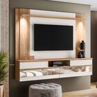 Rack Bancada Estante Painel Suspenso Tv 75” Charlote Supremo