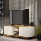 Rack Bancada Flow Off/freijó – Ej Móveis