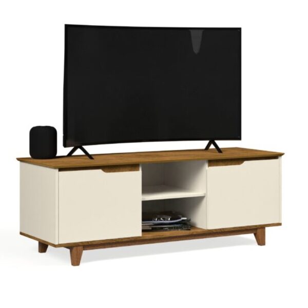 Rack Bancada Flow Off/freijó – Ej Móveis